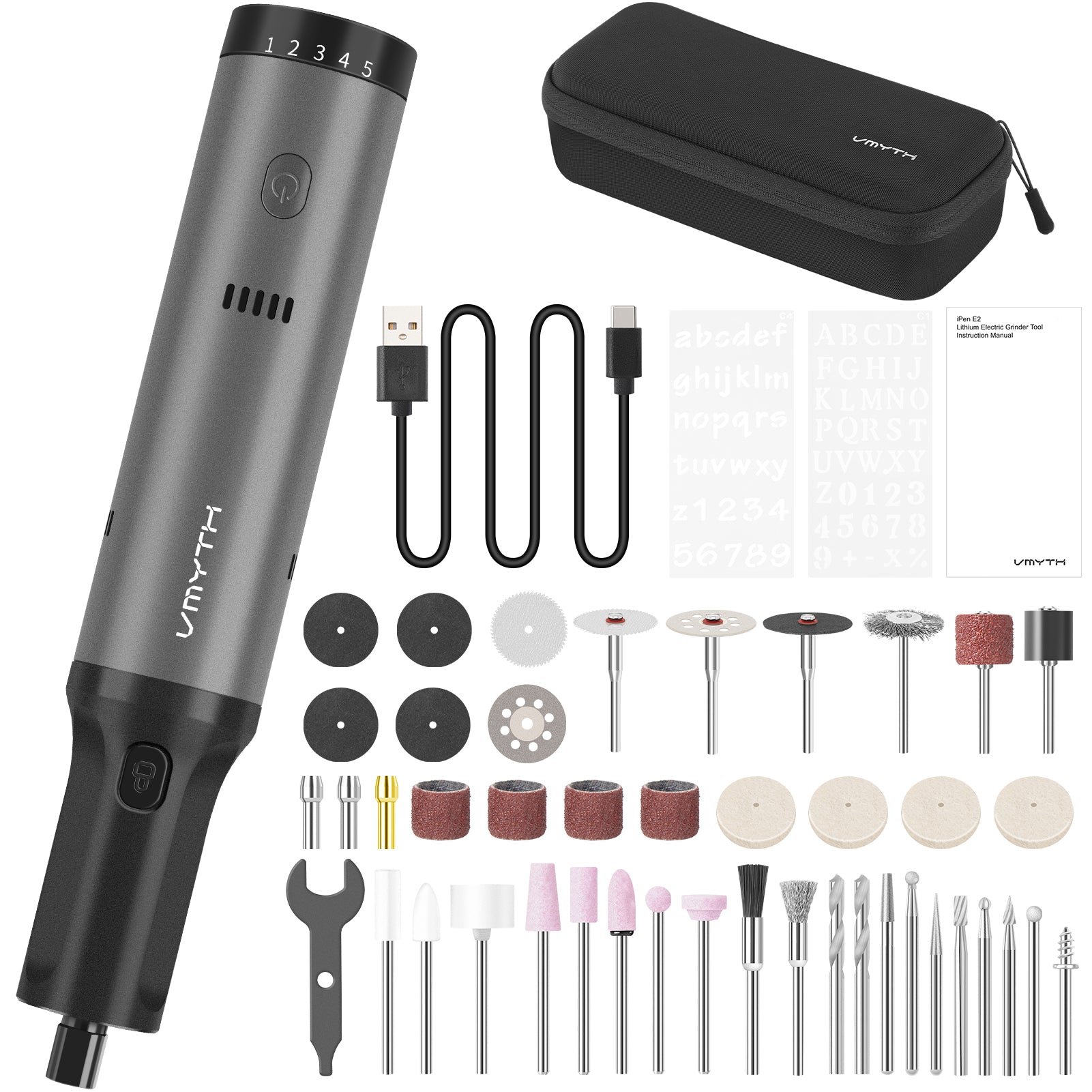 VMYTH iPen E2 – 7.2V Cordless Rotary Tool Kit with 44 Accessories