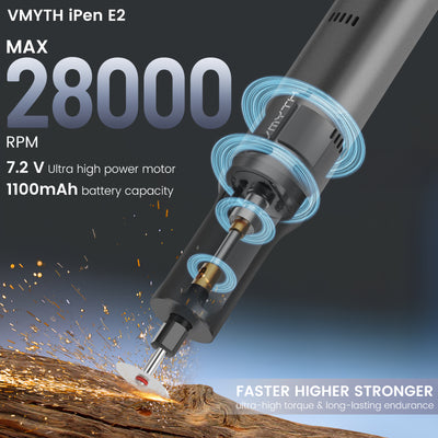 VMYTH iPen E2 – 7.2V Cordless Rotary Tool Kit with 44 Accessories